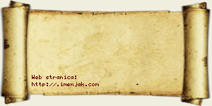 Žaklina Zafirović vizit kartica